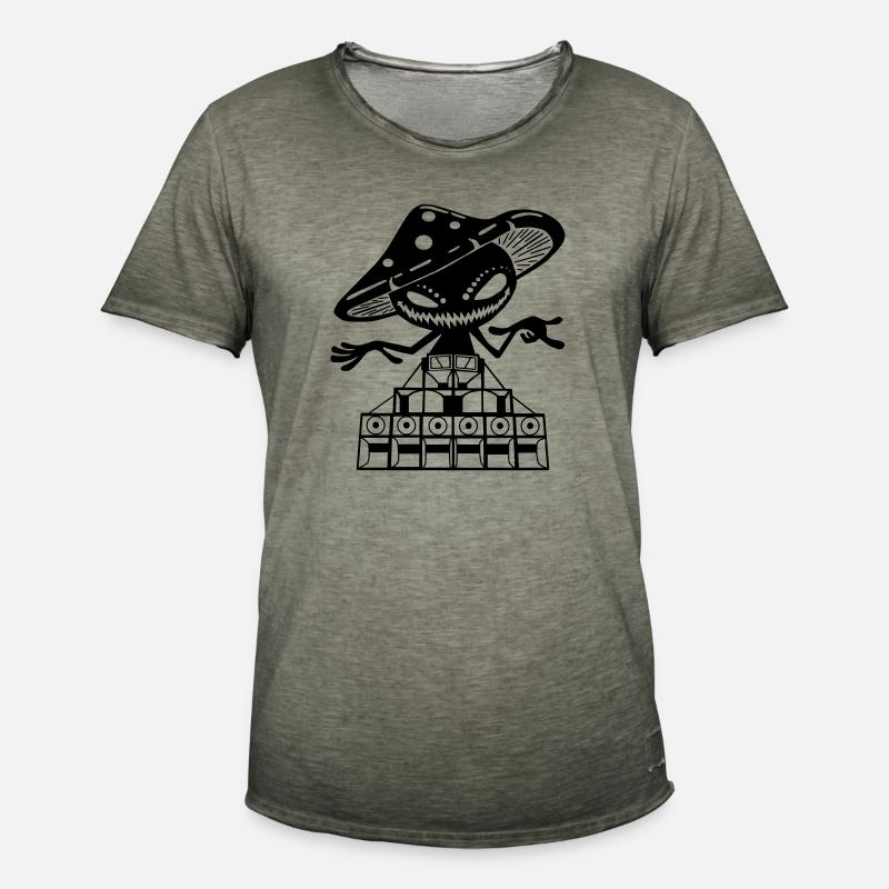 psylosoundsystem small - Männer Vintage T-Shirt - Vintage Khaki