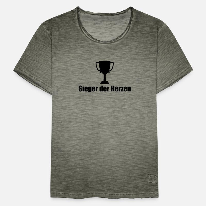 Sieger der Herzen | Geschenk idee Geschenkidee Männer Vintage T-Shirt
