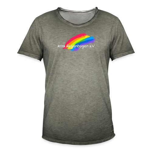 Kita Regenbogen - Männer Vintage T-Shirt