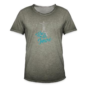 Rio de Janeiro - Männer Vintage T-Shirt - Vintage Khaki - Vorne