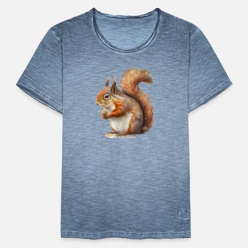 Squirrel, funny tree mouse Men's Vintage T-Shirt