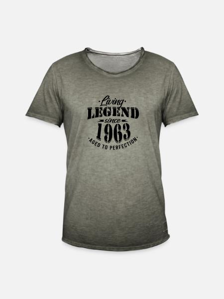 Living legend since 1963 Sayings - Men's Vintage T-Shirt - vintage khaki