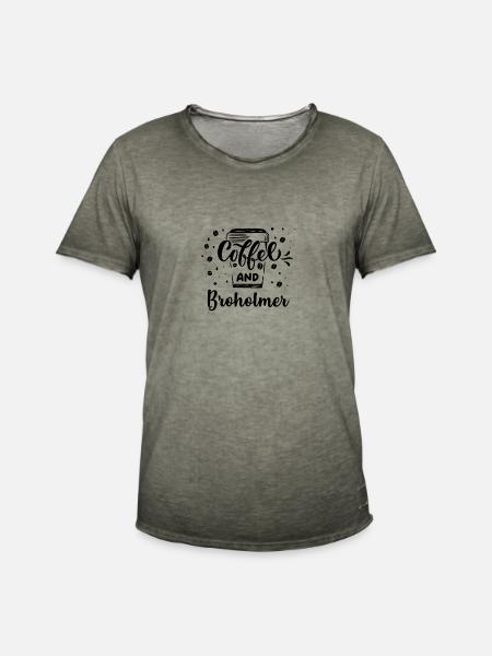 Broholmer - Männer Vintage T-Shirt - Vintage Khaki