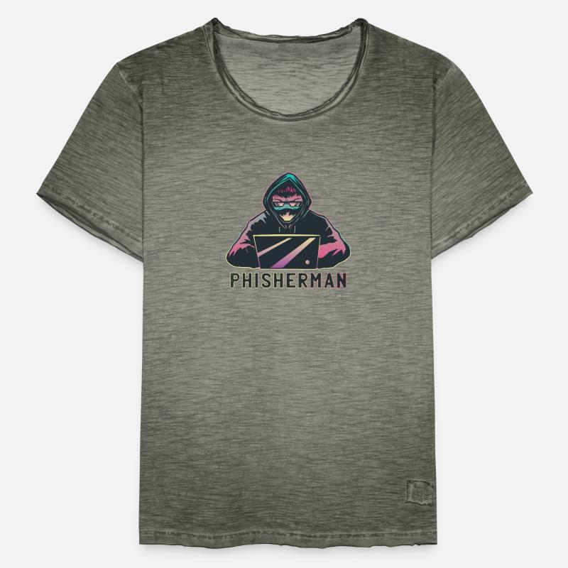 Conception de phisherman de pirates comme cadeau T-shirt vintage Homme