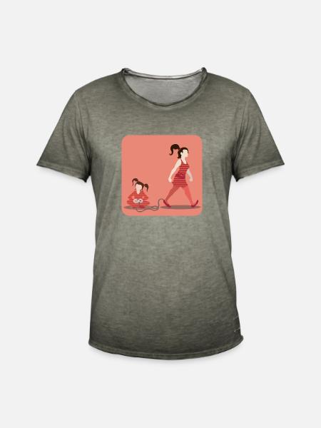 Erwachsen sein spielen - Männer Vintage T-Shirt - Vintage Khaki