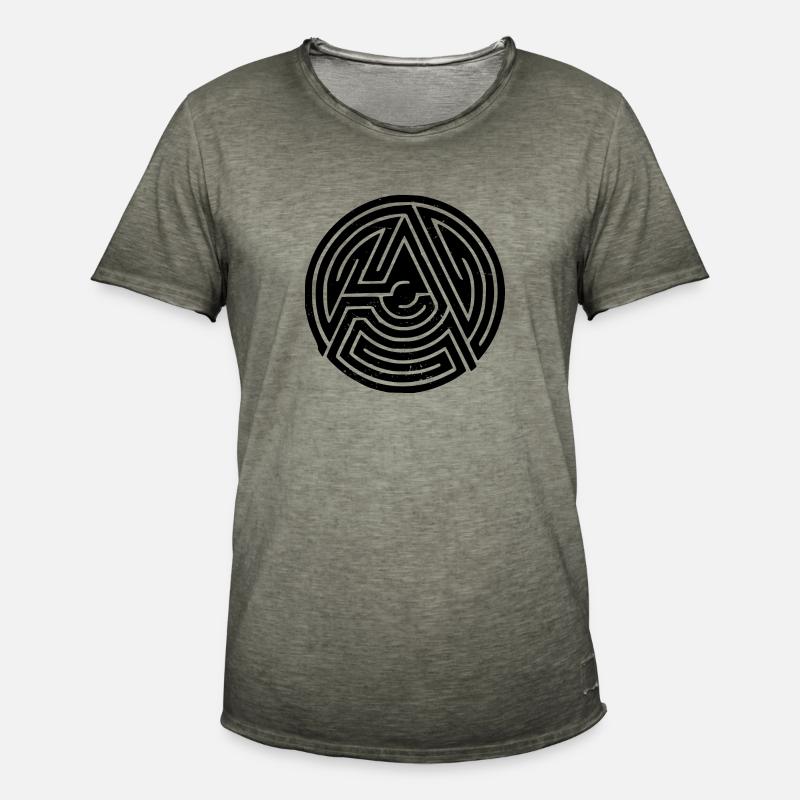 anarchy - Männer Vintage T-Shirt - Vintage Khaki