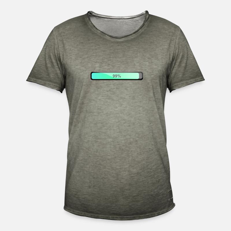 loading bar - Männer Vintage T-Shirt - Vintage Khaki