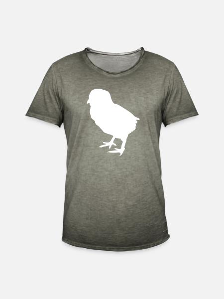 chick - Men's Vintage T-Shirt - vintage khaki
