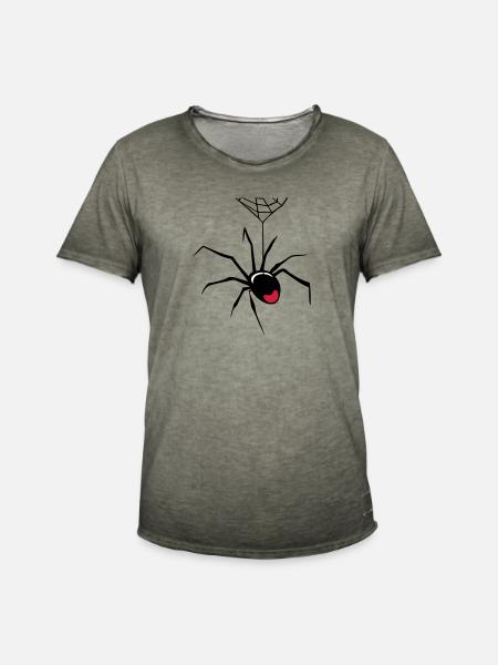 Cobweb spider insect - Men's Vintage T-Shirt - vintage khaki