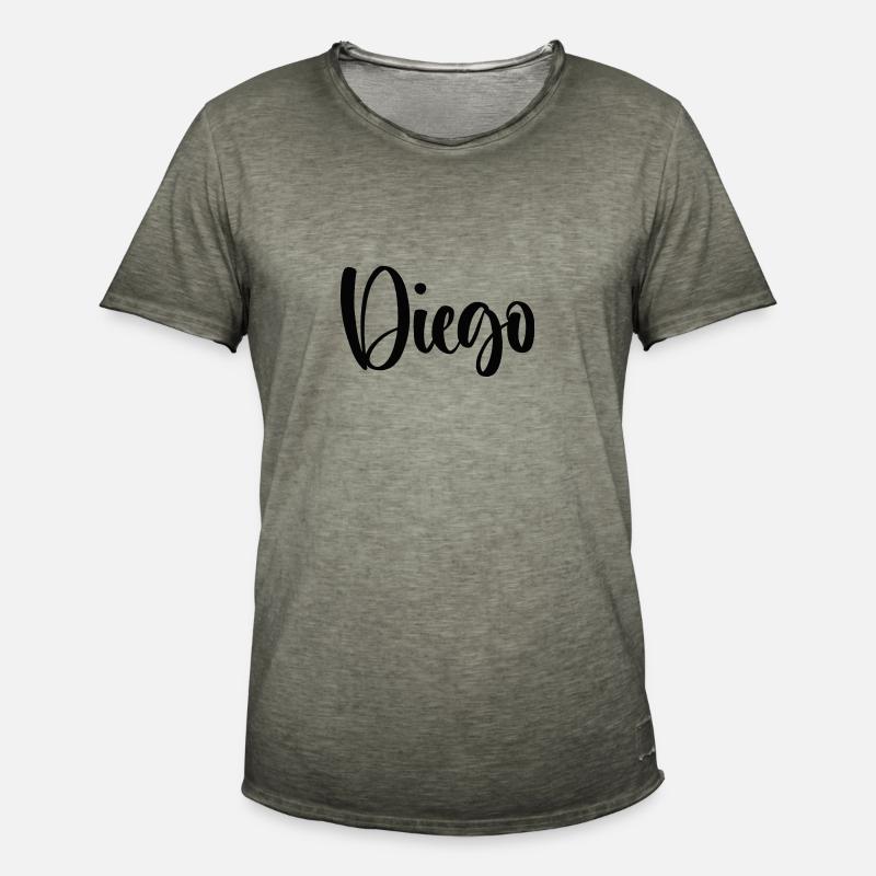 Diego - Männer Vintage T-Shirt - Vintage Khaki