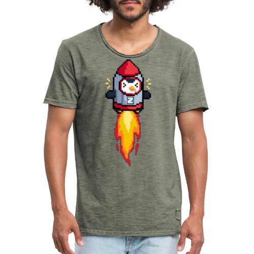 ZooKeeper Moon Blastoff - Men's Vintage T-Shirt