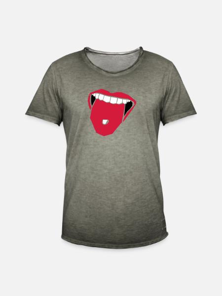 Drugs - Männer Vintage T-Shirt - Vintage Khaki