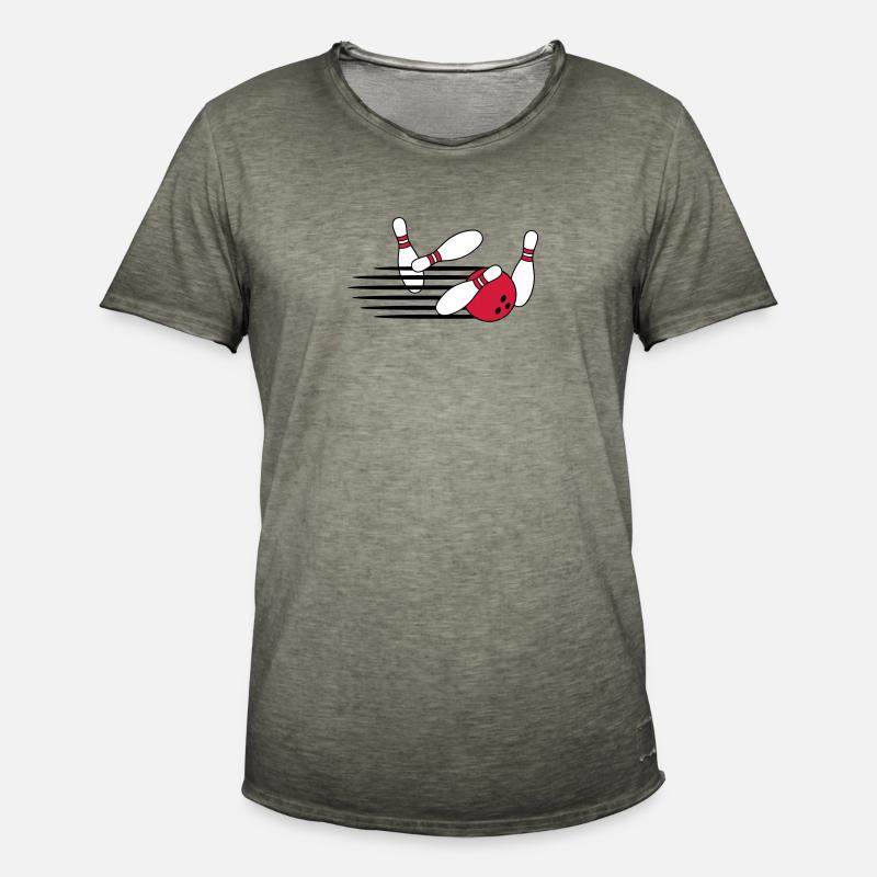 Fast Bowling Throw - Männer Vintage T-Shirt - Vintage Khaki