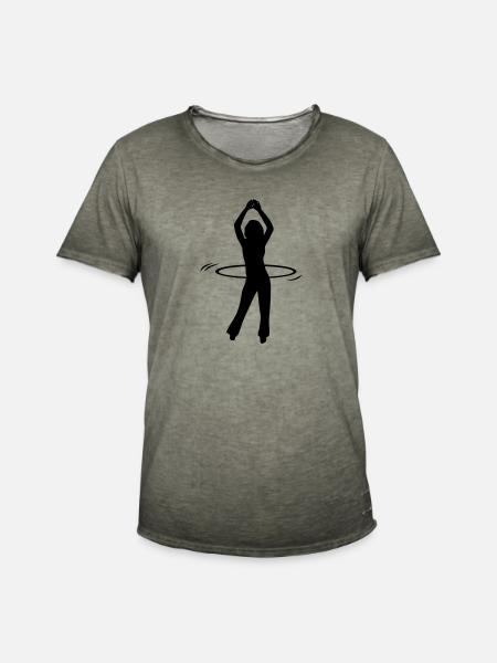 hulahoop - Männer Vintage T-Shirt - Vintage Khaki