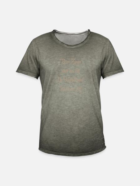 Böse Zungen - Männer Vintage T-Shirt - Vintage Khaki