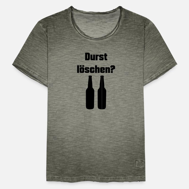 Conception de trempe de soif T-shirt vintage Homme
