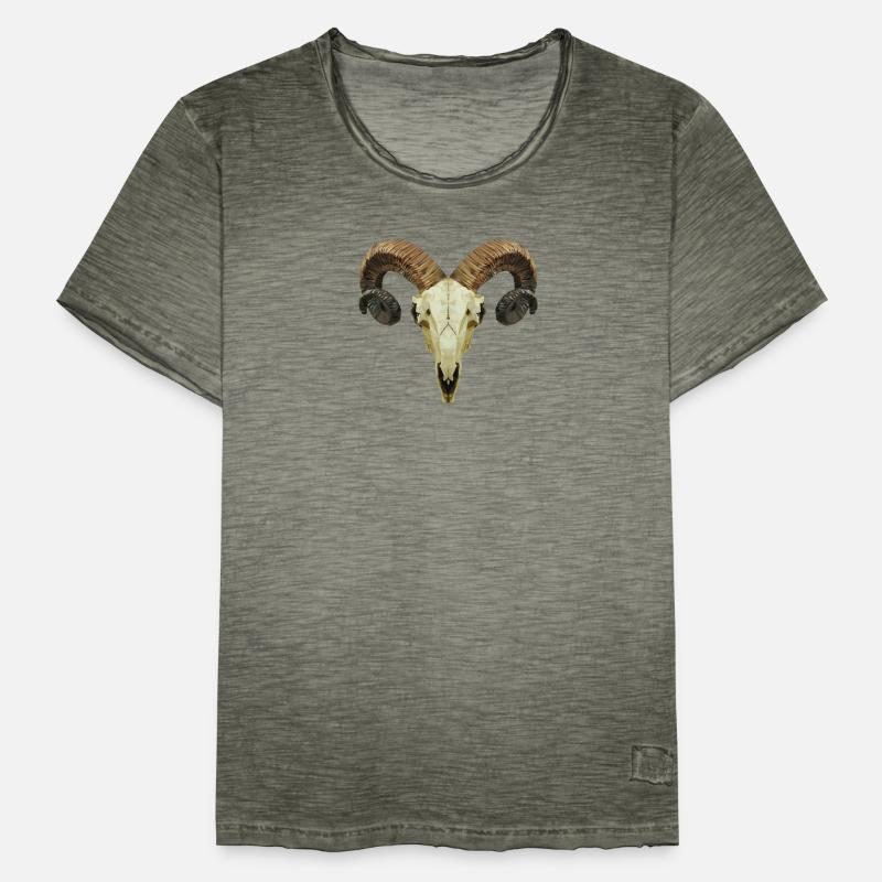 Ram's skull Men's Vintage T-Shirt