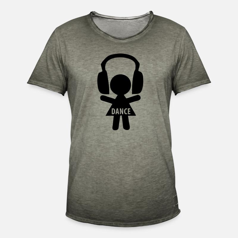 dance - Männer Vintage T-Shirt - Vintage Khaki