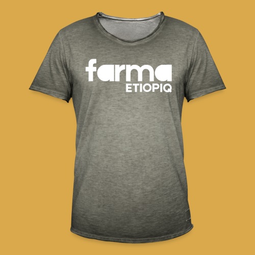 Farma Etiopiq straight logo - Vintage-T-shirt herr