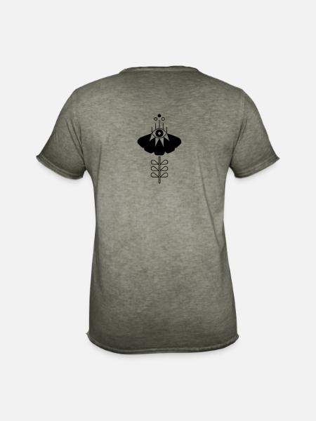 Flower - Männer Vintage T-Shirt - Vintage Khaki