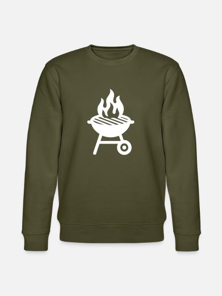 Grill Icon - Stanley/Stella CHANGER Unisex Organic Sweatshirt - khaki