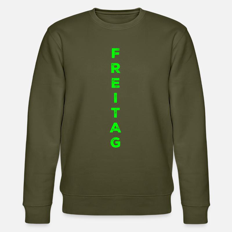 Vendredi - vert - Sweat bio CHANGER Stanley/Stella Unisexe - kaki