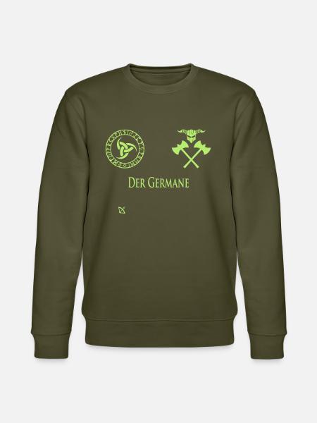Der Germane - Stanley/Stella Unisex Bio-Sweatshirt CHANGER - Khaki