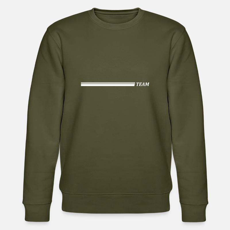 Team Strich - Stanley/Stella Unisex Bio-Sweatshirt CHANGER  - Khaki