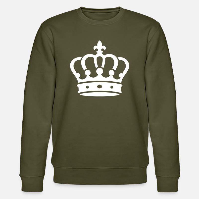 Krone König Symbol - Stanley/Stella Unisex Bio-Sweatshirt CHANGER  - Khaki