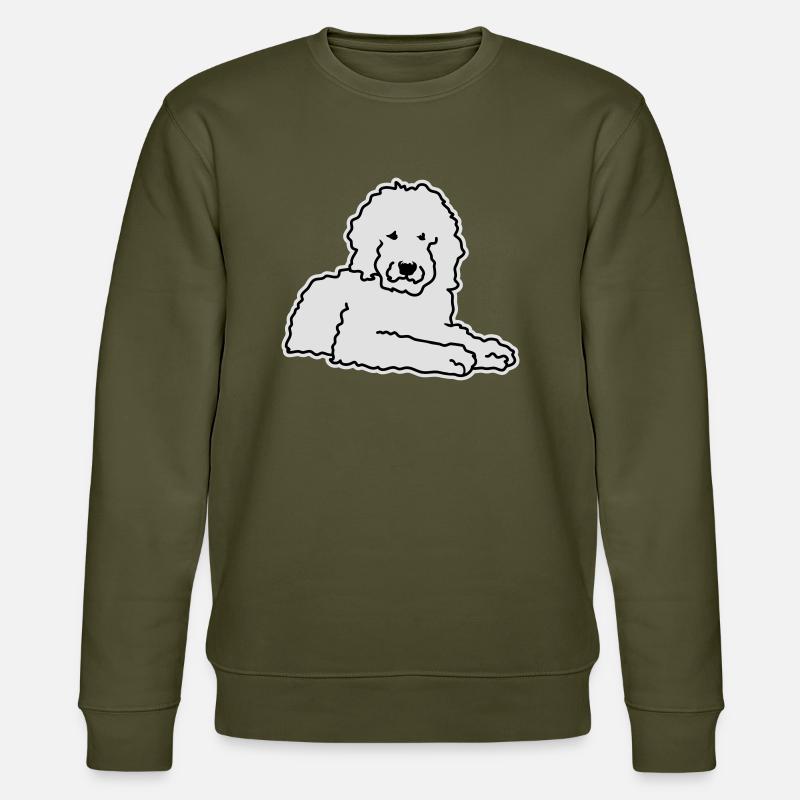 Goldendoodle - Stanley/Stella CHANGER Unisex Organic Sweatshirt - khaki