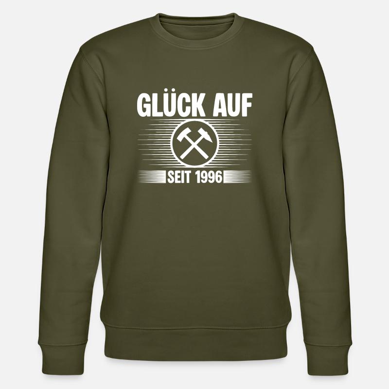 Glueck auf seit 1996 - Stanley/Stella Unisex Bio-Sweatshirt CHANGER - Khaki