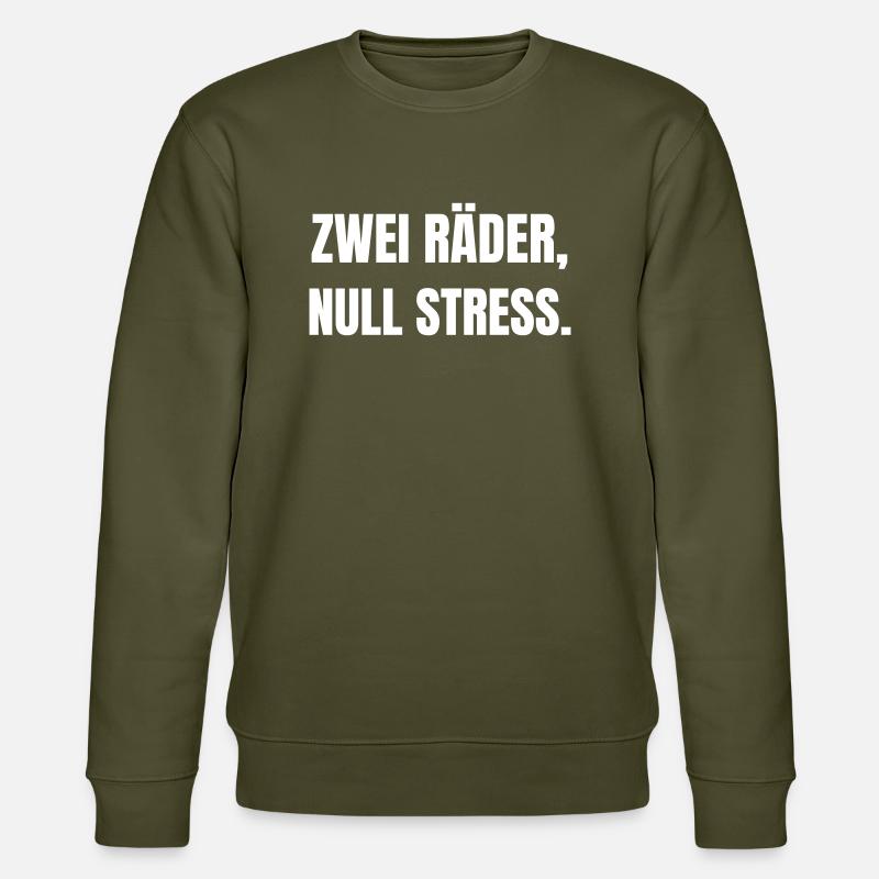 Deux roues, zéro stress. - Sweat bio CHANGER Stanley/Stella Unisexe - kaki