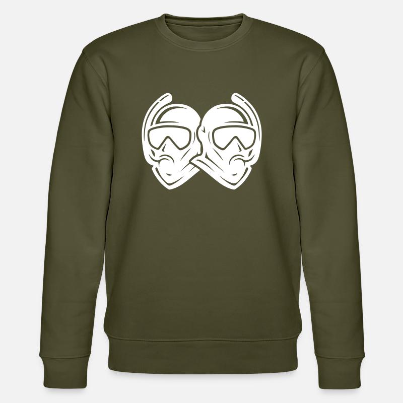 Taucher Symbol - Stanley/Stella Unisex Bio-Sweatshirt CHANGER  - Khaki