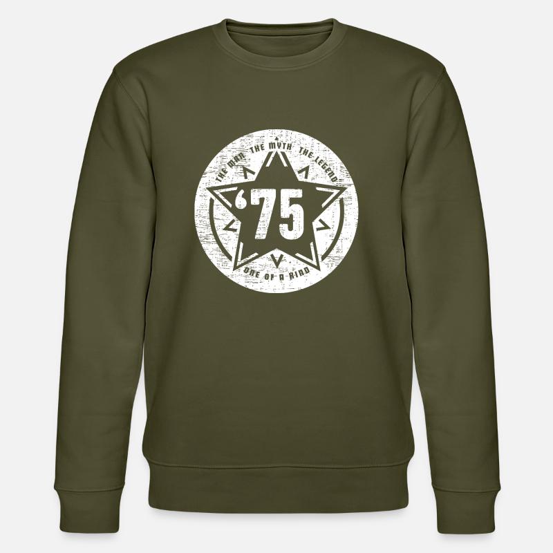 '75 - 1975 - Stanley/Stella Unisex Bio-Sweatshirt CHANGER  - Khaki