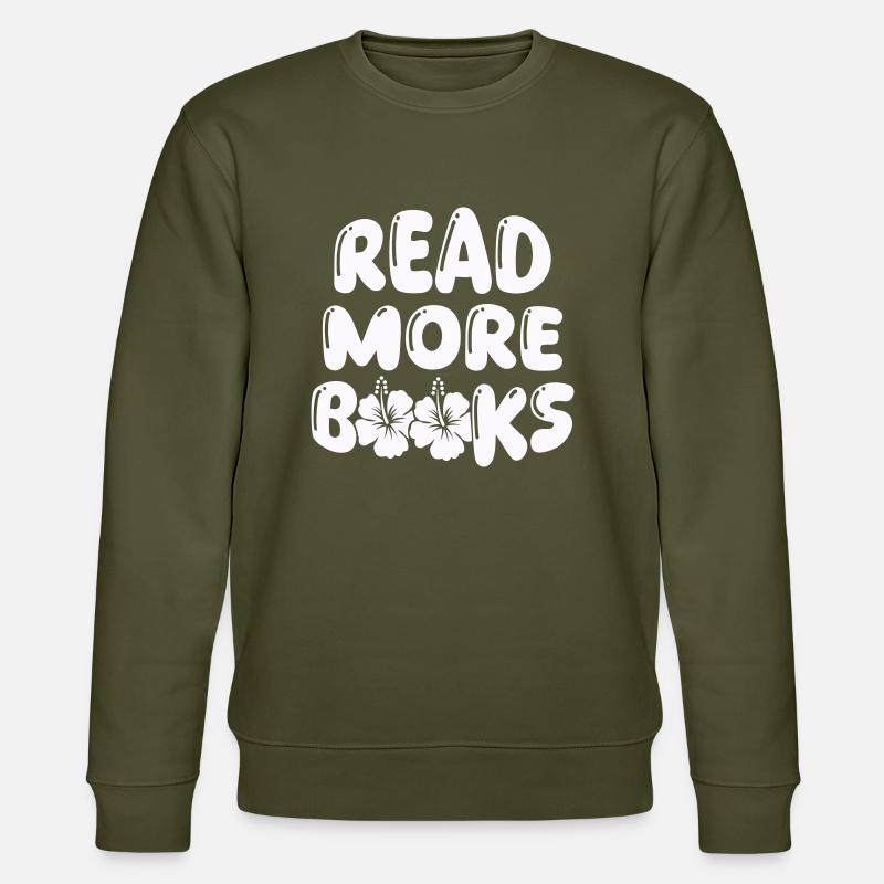Lire plus de livres - Sweat bio CHANGER Stanley/Stella Unisexe - kaki