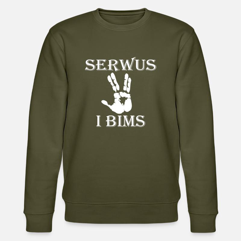 Serwus I Bims - Stanley/Stella Unisex Bio-Sweatshirt CHANGER - Khaki