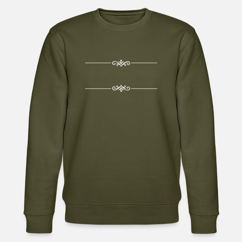 Trait de ligne d’ornement - Sweat bio CHANGER Stanley/Stella Unisexe - kaki