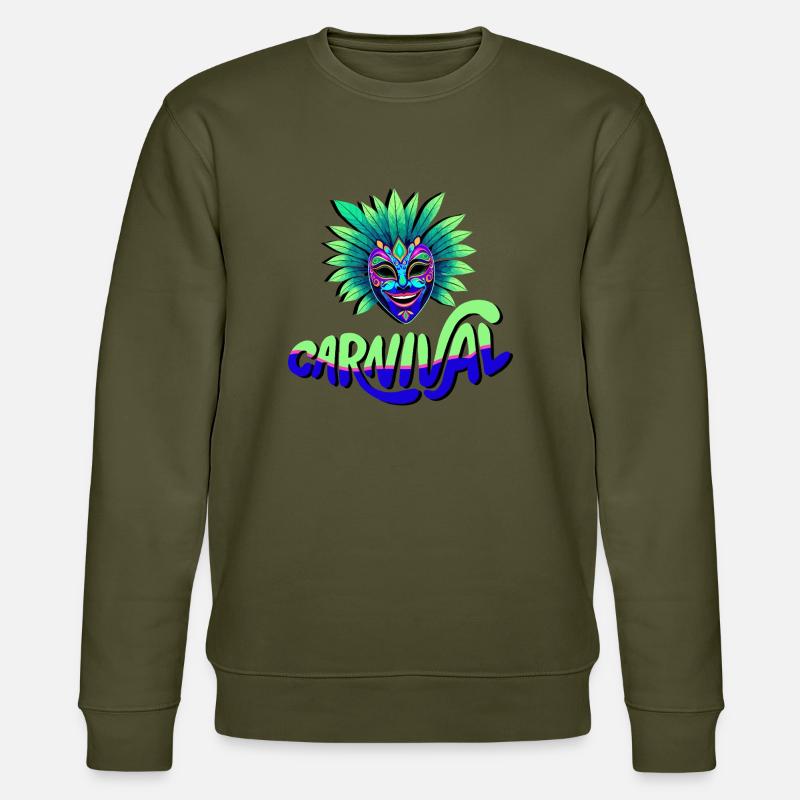 Masque de carnaval - Sweat bio CHANGER Stanley/Stella Unisexe - kaki
