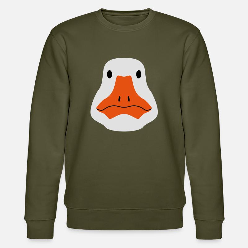 Gans / stilisiert - Stanley/Stella Unisex Bio-Sweatshirt CHANGER - Khaki
