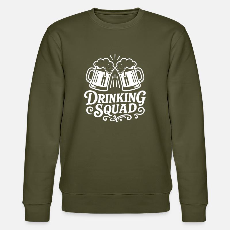 Drinking Squad Bier - Stanley/Stella Unisex Bio-Sweatshirt CHANGER  - Khaki