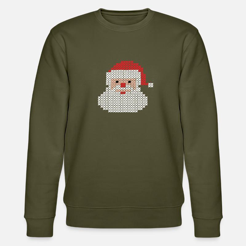 Le père noël - Sweat bio CHANGER Stanley/Stella Unisexe - kaki
