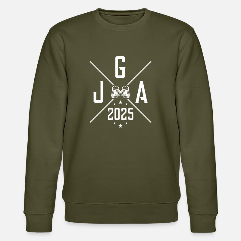 Jga 2025 Bier Junggesellen - Stanley/Stella Unisex Bio-Sweatshirt CHANGER - Khaki