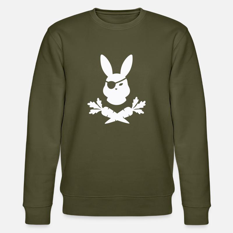 hase pirat - Stanley/Stella Unisex Bio-Sweatshirt CHANGER  - Khaki