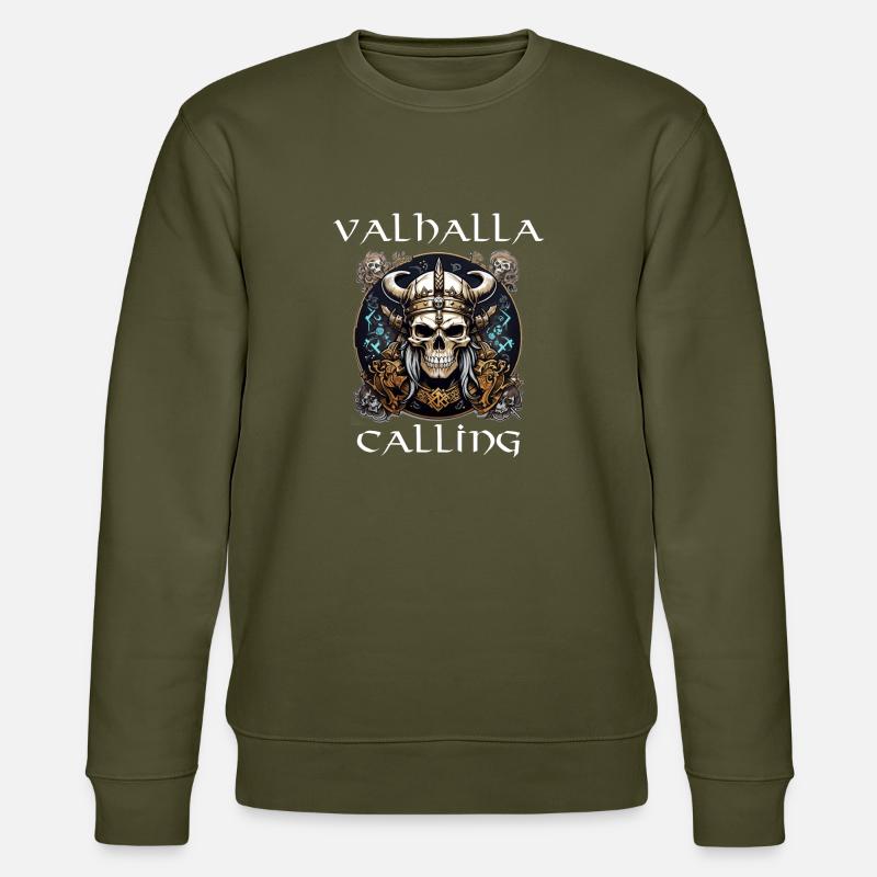 Valhalla Calling 2 - Stanley/Stella Unisex Bio-Sweatshirt CHANGER  - Khaki