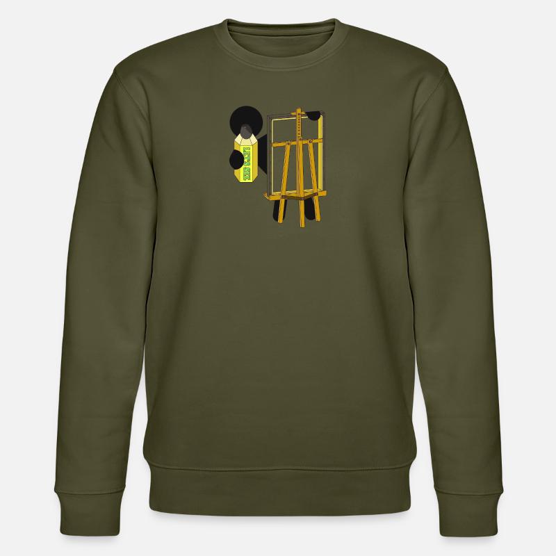 MAL SEHEN - Stanley/Stella Unisex Bio-Sweatshirt CHANGER  - Khaki