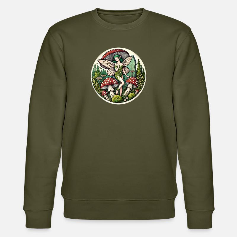 Pilz-Fee - Stanley/Stella Unisex Bio-Sweatshirt CHANGER - Khaki