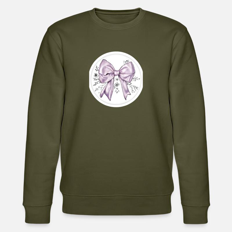 Schleife Seide Satin Geschenk - Stanley/Stella Unisex Bio-Sweatshirt CHANGER - Khaki