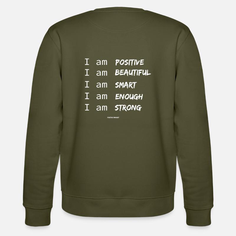 Positives Mindset - Stanley/Stella Unisex Bio-Sweatshirt CHANGER  - Khaki