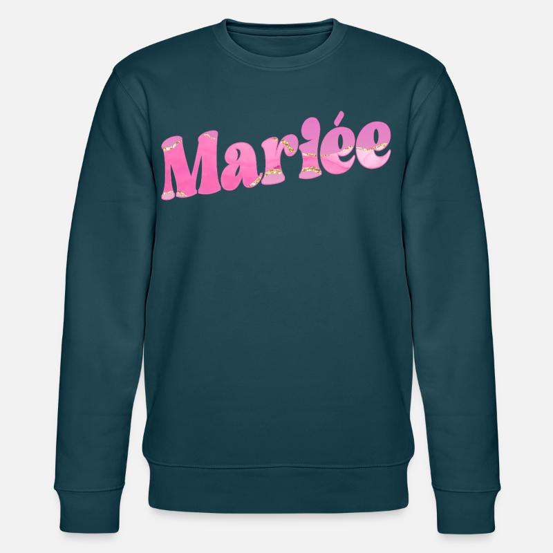 Brauthochzeit - Stanley/Stella Unisex Bio-Sweatshirt CHANGER  - Dunkles Petrol