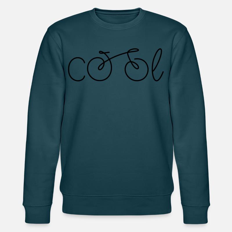 Fahrrad - Stanley/Stella Unisex Bio-Sweatshirt CHANGER - Dunkles Petrol